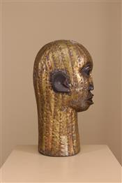 Statues africainesTête bronze